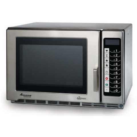 Amana RFS12TS 22" Medium Volume 1200 Watts Commercial Compact Microwave - 120V