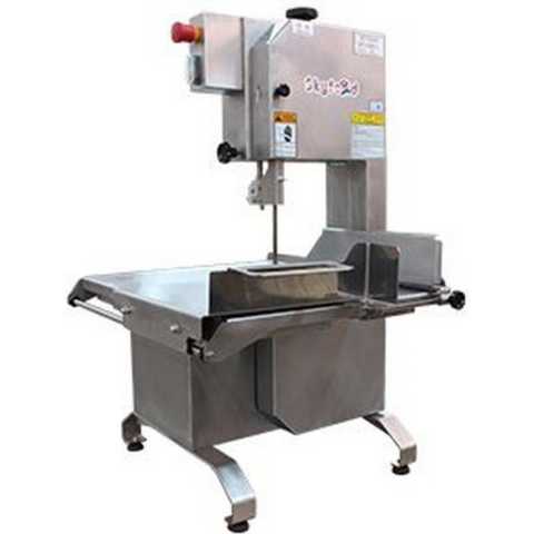 Skyfood MSKLE Table Top Meat And Bone Saw 74" Blade S/S 1/2 HP - All In Stainless Steel
