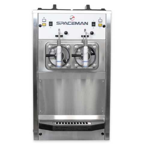 Spaceman 6695-C 2 Bowl Slushy / Granita Stainless Steel Frozen Drink Machine - 208/230V