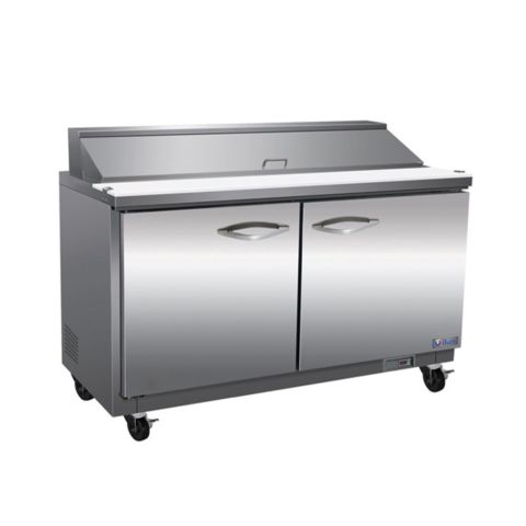 IKON ISP36 36" Two Door Standard Top Refrigerated Sandwich/Salad Prep Table, 10 Pans