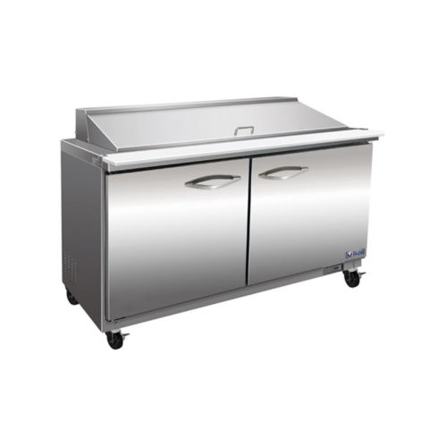 IKON ISP48M 48" Two Door Mega Top Refrigerated Sandwich/Salad Prep Table, 18 Pans