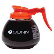 Bunn 42401.0024 24-Pack 64 oz. Orange Handle Glass Coffee Decanter