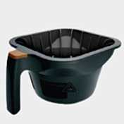 FETCO B015280BN2 16" x 6" Brew Basket With Brown Insert Plastic