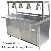 L&J Sliding Doors for 120" Steam Table