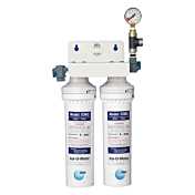 Ice-O-Matic IFQ2 Dual Filter Water Filtration System for Ice Machine, 1400 lb. Capacity, 3.0 GPM