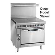 Imperial IHR-2HT-M-NG Spec Series 36" Modular/Countertop 2 18" Hot Top Heavy Duty Natural Gas Range