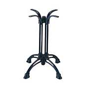 JMC Furniture TT-106 Indoor Cast Iron Table Base - 28.5" Height / 18" Spider Length / 23.5" Base Spread