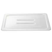 Prepline 1/3 Size Clear Polycarbonate Food Pan Lid with Handle