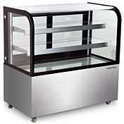 Marchia MB48-D 48" Dry Non-Refrigerated Curved Glass Bakery Display Case