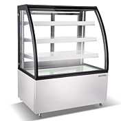 Marchia MBT48-D 48" Dry Non-Refrigerated Curved Glass Bakery Display Case, High Volume