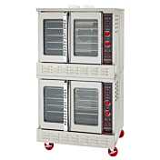 American Range MSD-2-NG Standard Depth Double Deck 2 Glass Door Convection Oven - Natural Gas