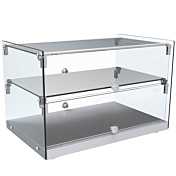 Marchia SA50 22" Dry Glass Countertop Bakery Display Case, Dual Service