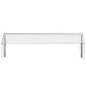 Coldline CSG-3072 72" Canopy Sneeze Guard for Refrigerated Self Service Buffet Table