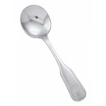 Winco 0006-04 6-3/8" Toulouse Flatware Stainless Steel Bouillon Spoon