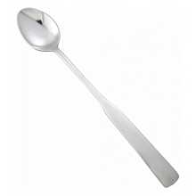 Winco 0016-02 Winston / Bellwood 7-3/4" Stainless Steel Medium Weight Iced Tea Spoon