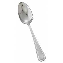 Winco 0021-10 8-1/4" Continental Flatware Stainless Steel European Dinner Spoon