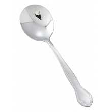 Winco 0024-04 6-3/16" Elegance Flatware Stainless Steel Bouillon Spoon