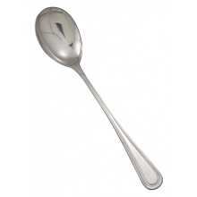 Winco 0030-23 11-1/2" Shangarila Flatware Stainless Steel Solid Serving Spoon