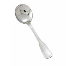 Winco 0033-04 6" Oxford Flatware Stainless Steel Bouillon Spoon