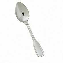Winco 0033-09 4-1/2" Oxford Flatware Stainless Steel Demitasse Spoon