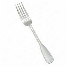 Winco 0033-11 8-1/8" Oxford Flatware Stainless Steel European Size Table Fork