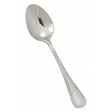 Winco 0036-03 7-1/4" Deluxe Pearl Flatware Stainless Steel Dinner Spoon