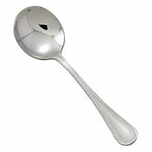 Winco 0036-04 5-7/8" Deluxe Pearl Flatware Stainless Steel Bouillon Spoon
