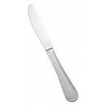 Winco 0036-08 9" Deluxe Pearl Flatware Stainless Steel Dinner Knife