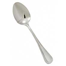 Winco 0036-10 8-1/8" Deluxe Pearl Flatware Stainless Steel European Size Tablespoon