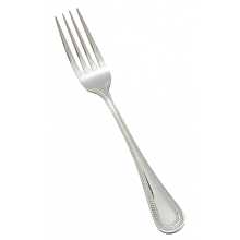 Winco 0036-11 8-1/8" Deluxe Pearl Flatware European Size Dinner Fork