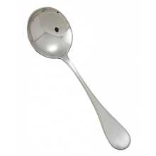 Winco 0037-04 6-1/4" Venice Flatware Stainless Steel Bouillon Spoon