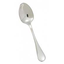 Winco 0037-09 4-1/2" Venice Flatware Stainless Steel Demitasse Spoon