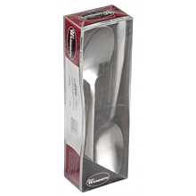 Winco 0082-03 7" Windsor Flatware Stainless Steel Dinner Spoon