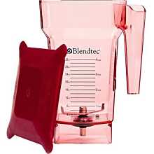 Blendtec 40-710-07 Commercial FourSide Blender Jar, Red, 2 Pack