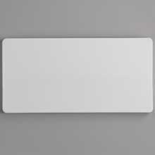 Prepline 24" x 48" x 1/2" White Polyethylene Cutting Board