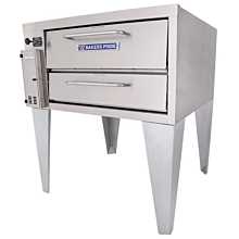 Bakers Pride 251-NG 48" Single 8" Deck Natural Gas Pizza Oven - 60,000 BTU - SuperDeck Series