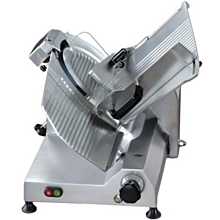 Ampto 350I Manual Medium Duty Meat Slicer - Belt Driven and 14" Stainless Steel Blade