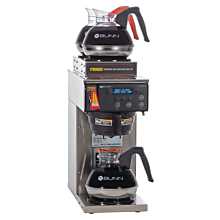 Bunn AXIOM-DV-3 8" 12 Cup Dual-Voltage Coffee Brewer with 2 Upper / 1 Lower Warmers