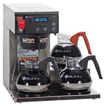 Bunn AXIOM-DV-3 16" 12 Cup Dual-Voltage Coffee Brewer with 3 Lower Warmers