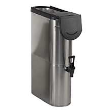 Bunn TDO-N-3.5 Oval-Style Narrow Iced Tea/Coffee Dispenser with Brew-Thru Lid - 3.5 Gallon