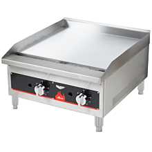 Vollrath 40722 24" Cayenne Thermostatic Flat Top Gas Griddle
