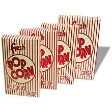 Winco 41549 3/4 oz Closed Top Popcorn Box