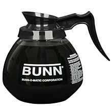 Bunn 42400.0024 24-Pack 64 oz. Black Handle Glass Coffee Decanter
