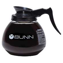 Bunn 42400.0103 3-Pack 64 oz. Black Handle Glass Coffee Decanter