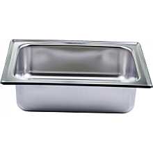 Winco 508-WP Stainless Steel Square Water Pan for 4 Qt. 508 Crown Chafer
