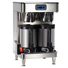 Bunn Platinum Edition 22" Twin ICB Infusion Series Soft Heat Coffee Brewer - 120/240V Stainless Steel with Wireless Server Monitoring