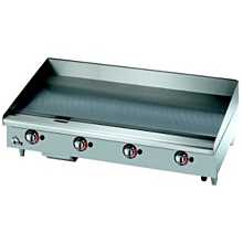 Star Max 548CHSF 48" Countertop Electric Griddle with Chrome Plate and Snap Action Thermostatic Controls 