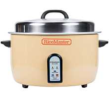 Town 57155 22" 110 Cup (55 Cup Raw) 230V Electronic Rice Cooker / Warmer