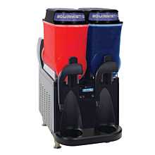 Bunn 17" Ultra NX Forzen Granita / Slushy Machine with Two 3 Gallon Hoppers - Black with Liquid Autofill