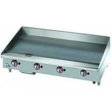 Star Max 648TSPF 48" Thermostatic Control Gas Countertop Griddle with Safety Pilot